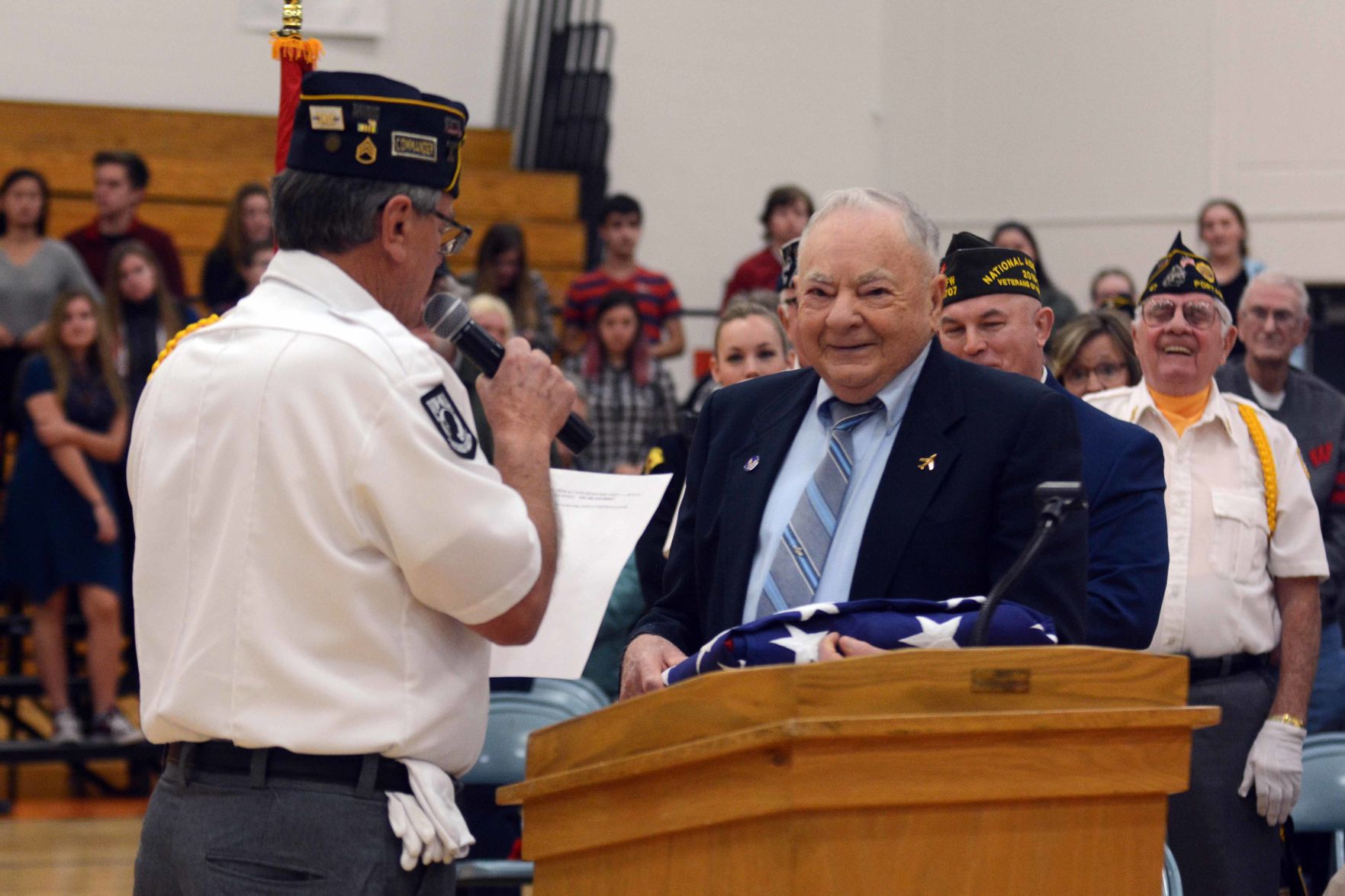 Portage High School Veterans Day ceremony 2019